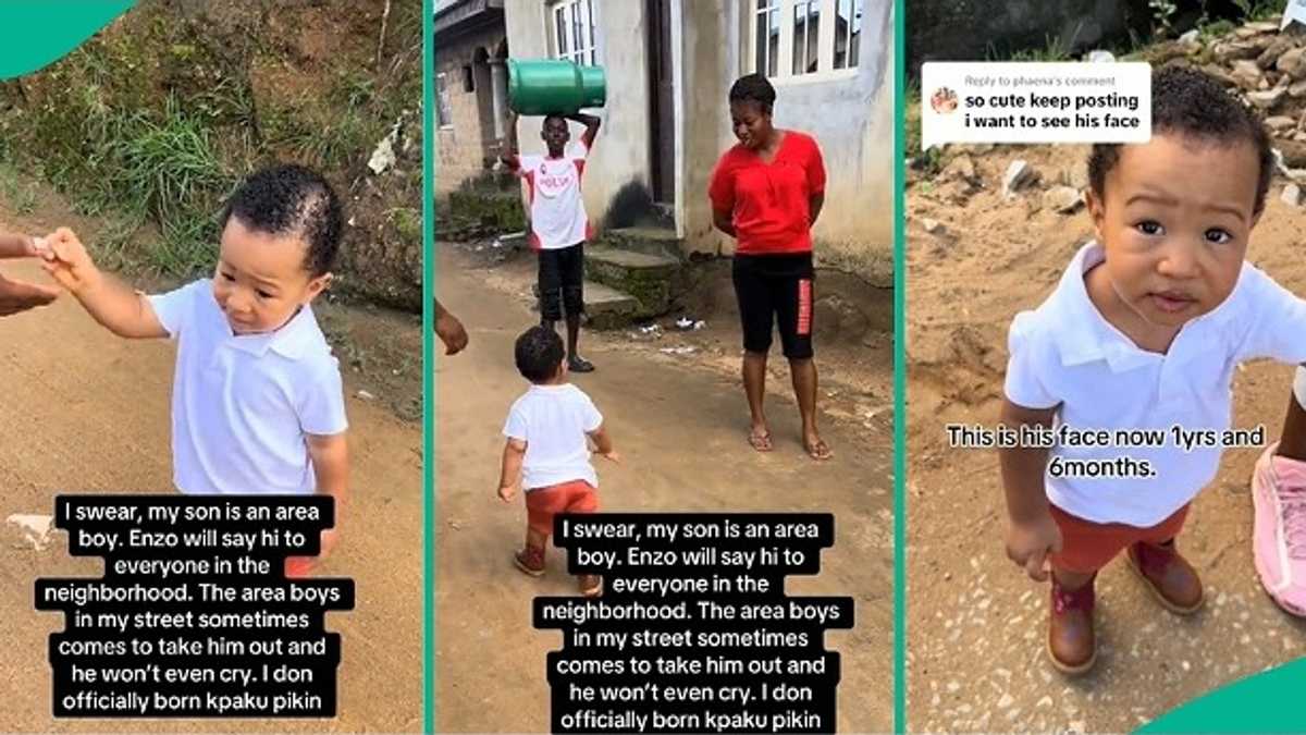 Woman Cries Out as Mixed-Race Son She Took to Nigeria Begins Following Area Boys, Video Trends