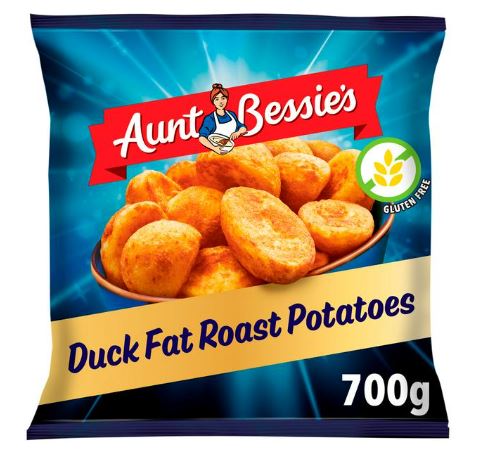 Aunt Bessie's spuds were the only ones in the test coated in duck fat