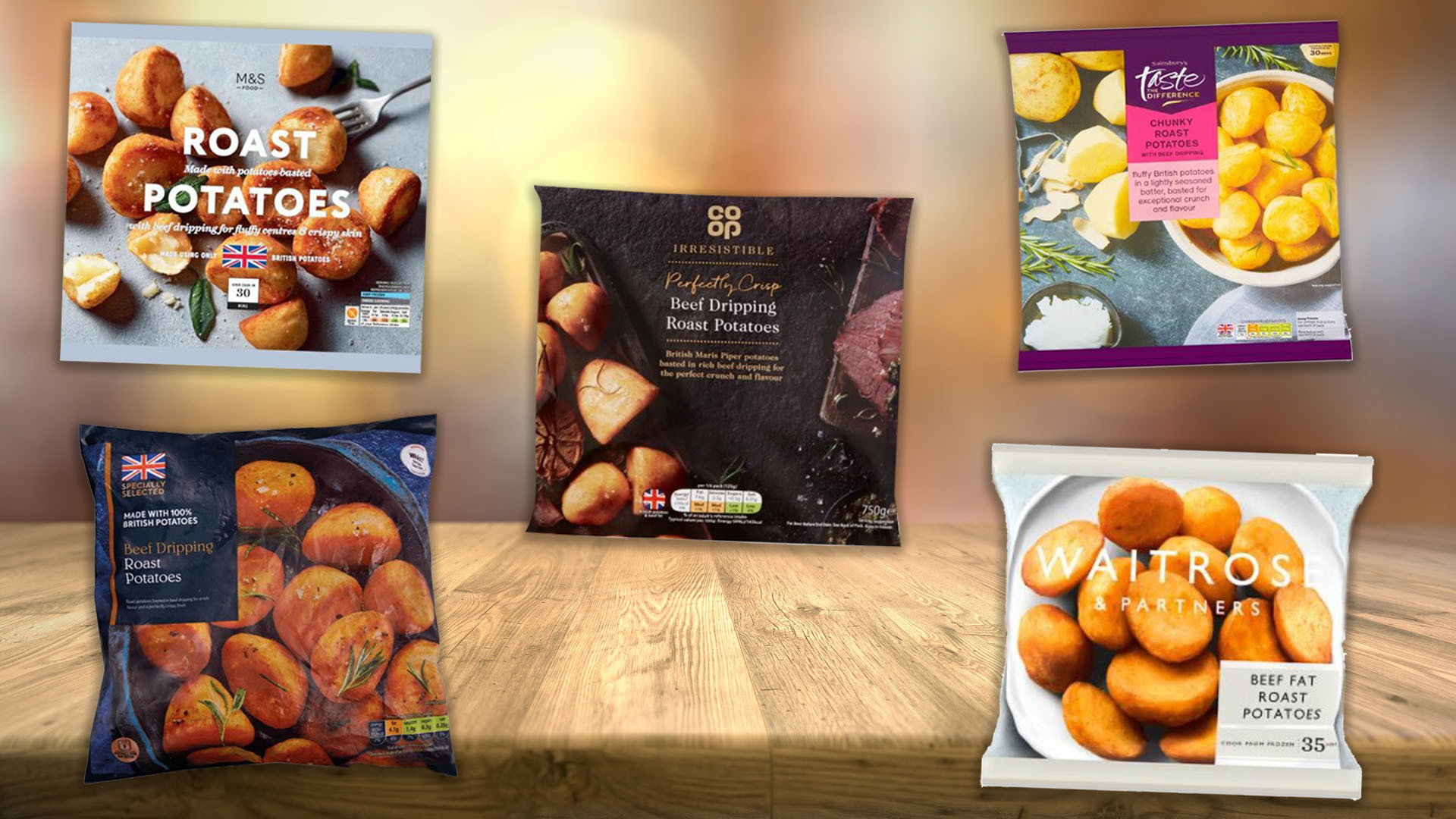 Two supermarket own-brand roast potatoes crowned better than Aunt Bessie's in blind taste test - it's not Tesco or Asda