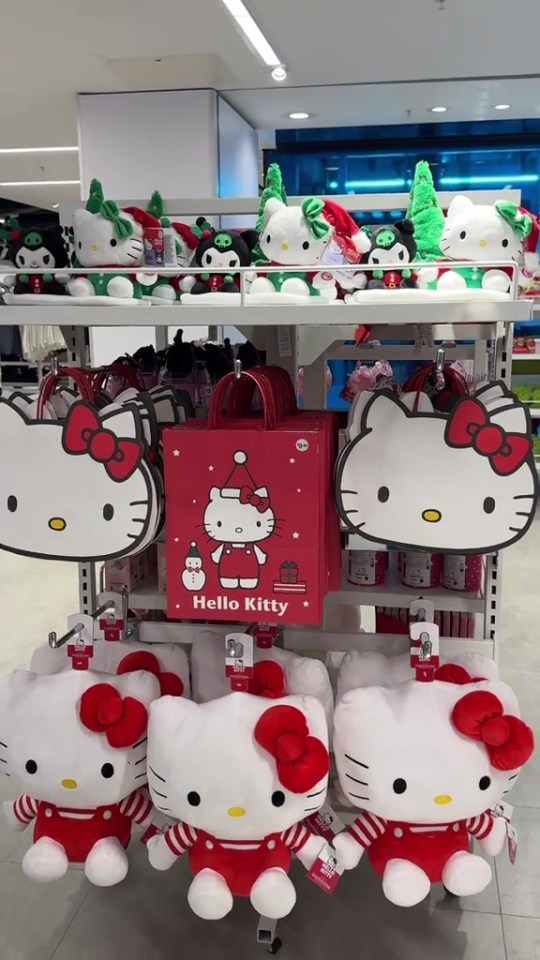 The Hello Kitty gifts are perfect for Christmas