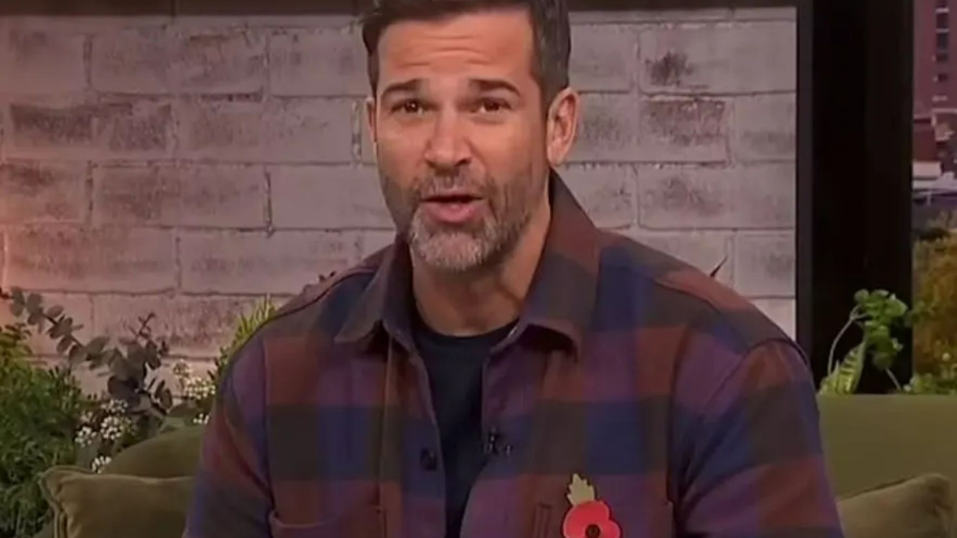 Red-faced Gethin Jones forced to step in as Morning Live interview is halted by technical issues