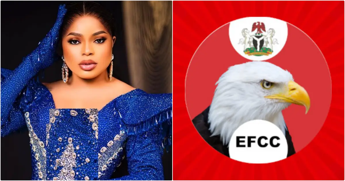 EFCC gets candid on reason for Bobrisky's arrest at airport