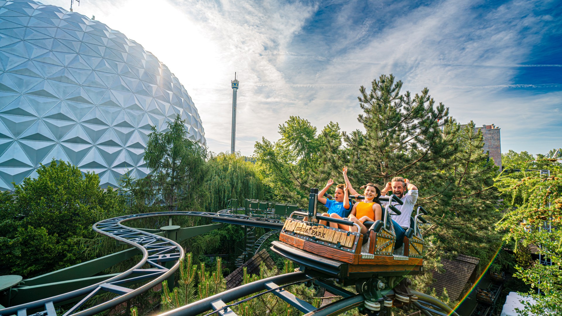 European theme park where you 'visit' Greece, Spain and Italy in a day has new roller coaster that's world's steepest