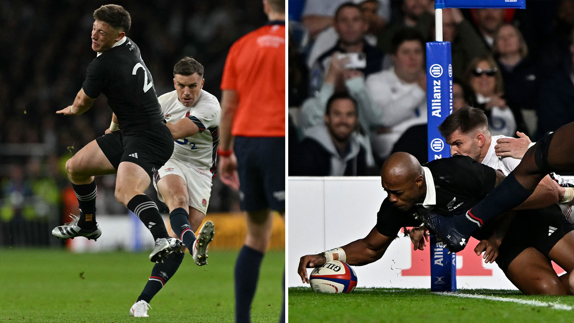 England 22 New Zealand 24: George Ford misses last-gasp drop goal as Borthwick's side denied win by late All Blacks try