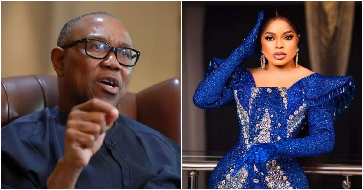 Peter Obi under fire over comments on Bobrisky's legal saga