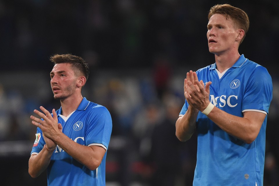 Napoli's Scottish contingent has helped Antonio Conte's team to top spot in Serie A