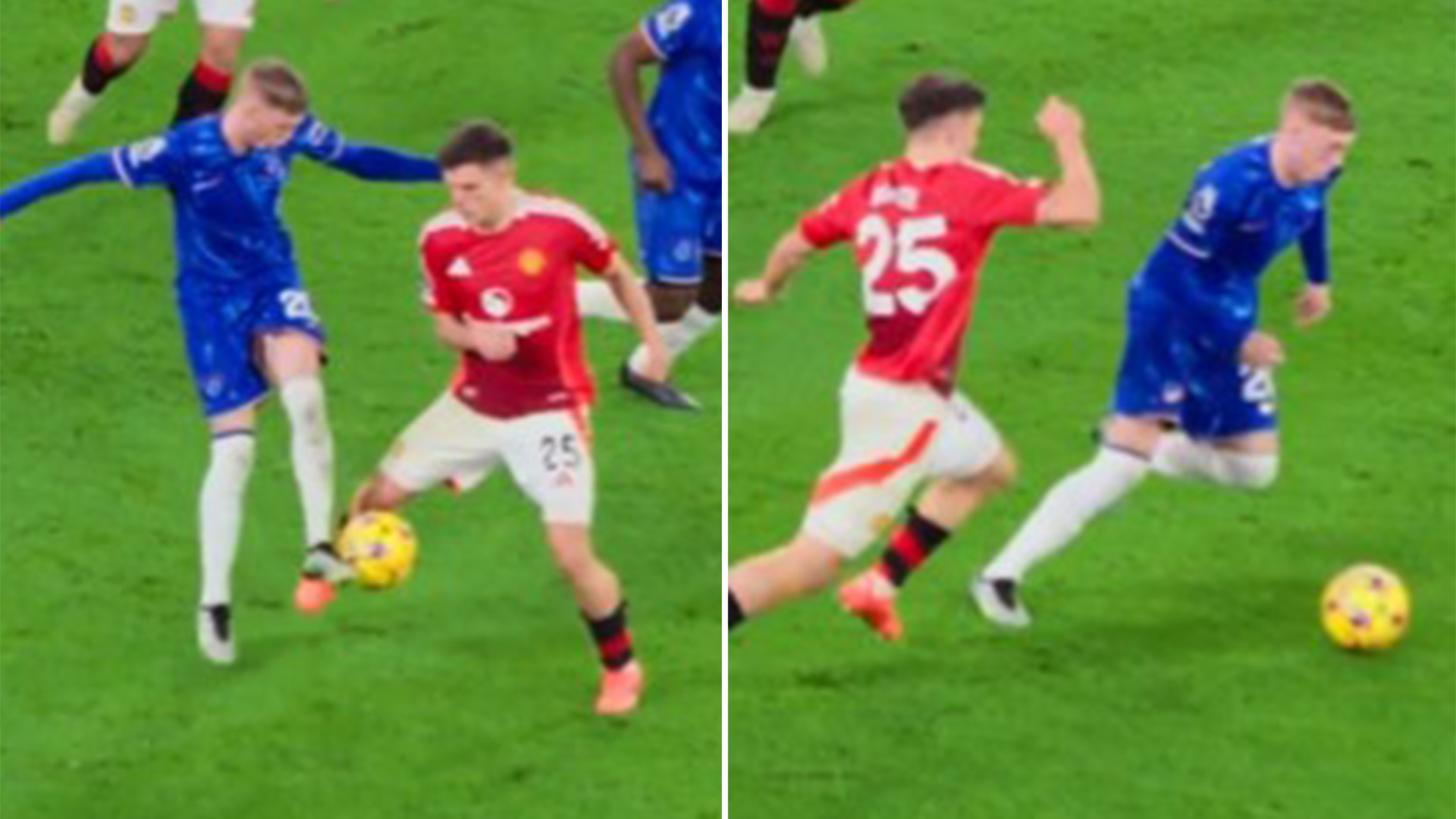 Man Utd told 'Cole Palmer owns every one of your players' after video of filthy skill in Chelsea draw emerges