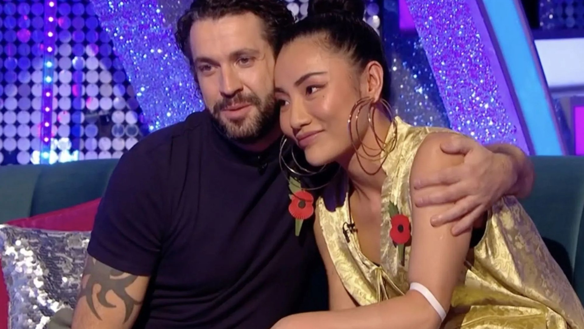 Strictly star Nancy looks tense as she dashes hopes of rekindling friendship with Carlos, says body language expert