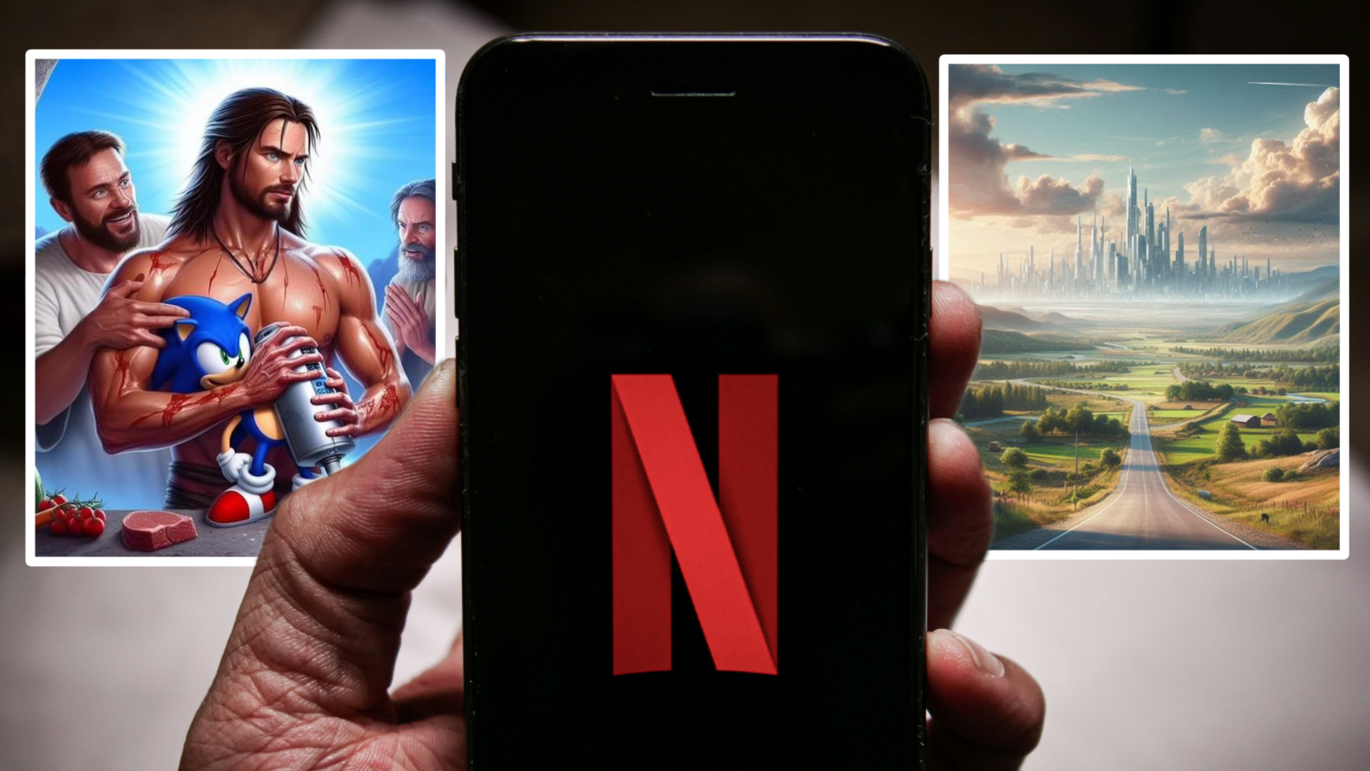 Netflix reveals new GenAI for Games department with bizarre image of roads going nowhere