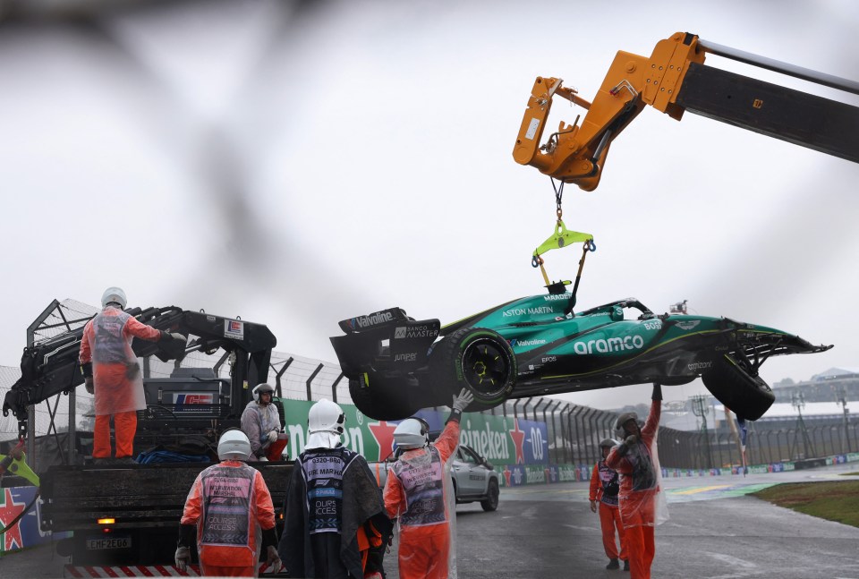 Alonso said he only finished the race for the mechanics after they repaired his car during a qualifying crash