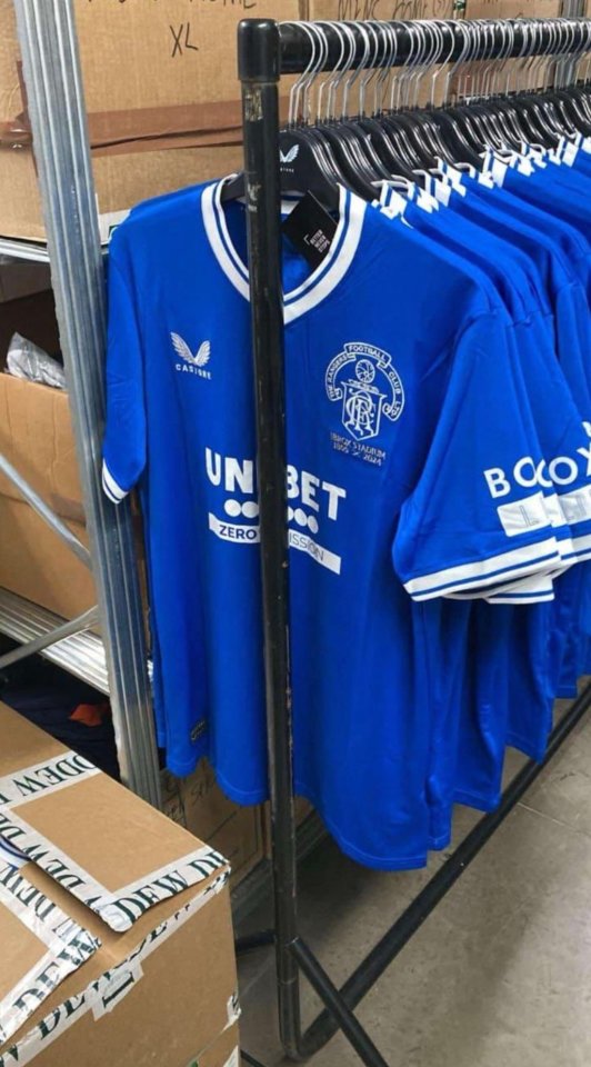 The 'leaked' Rangers kit