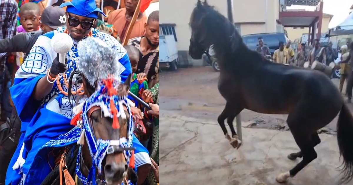 Nigerian Man Gr!eves L0ss of Viral Dancing Horse That Captivated 2024 Ojude Oba Festival (IMAGES)