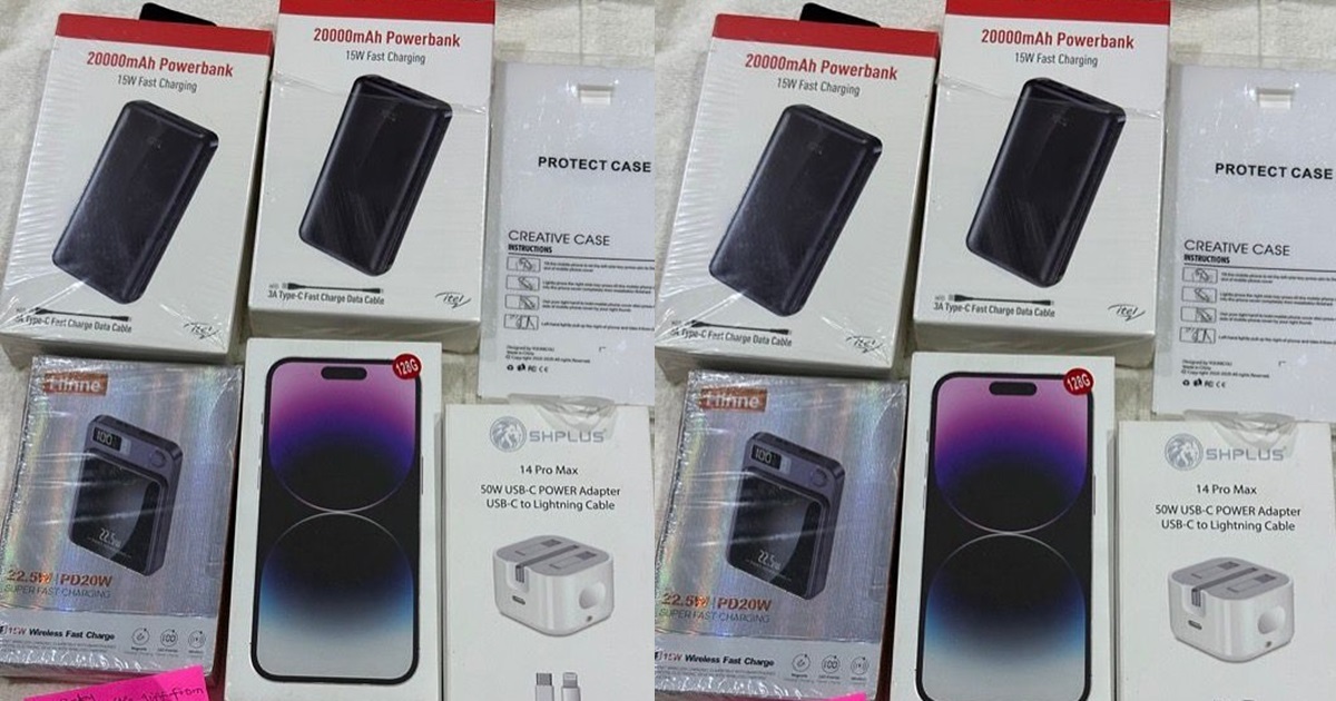 Man sends a new phone and power banks to his girlfriend after national grid collapsǝ (IMAGES)