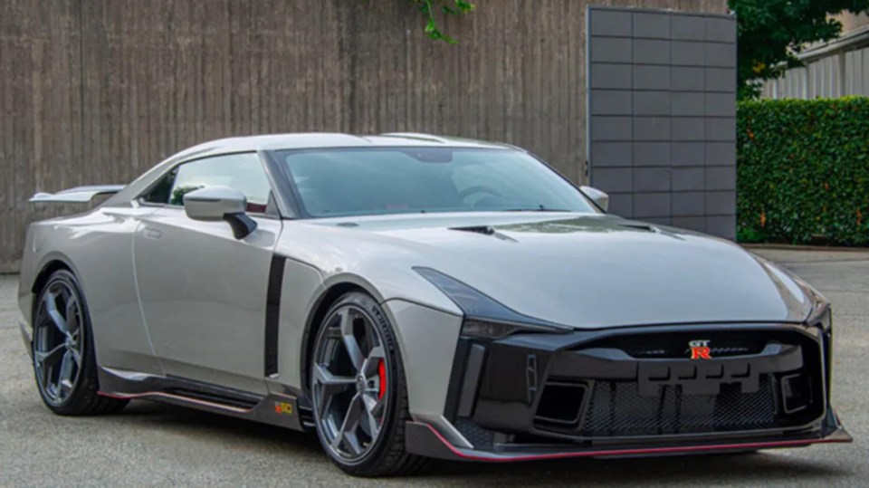 The limited edition Nissan GT-R50 on auction for £840,000