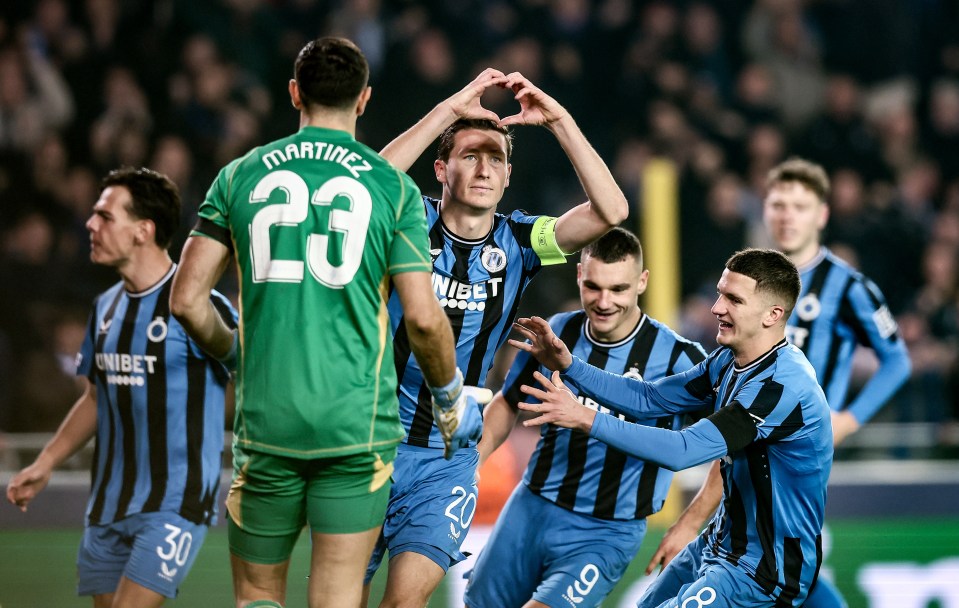 Club Brugge’s Hans Vanaken dispatched a penalty to win his side all three points