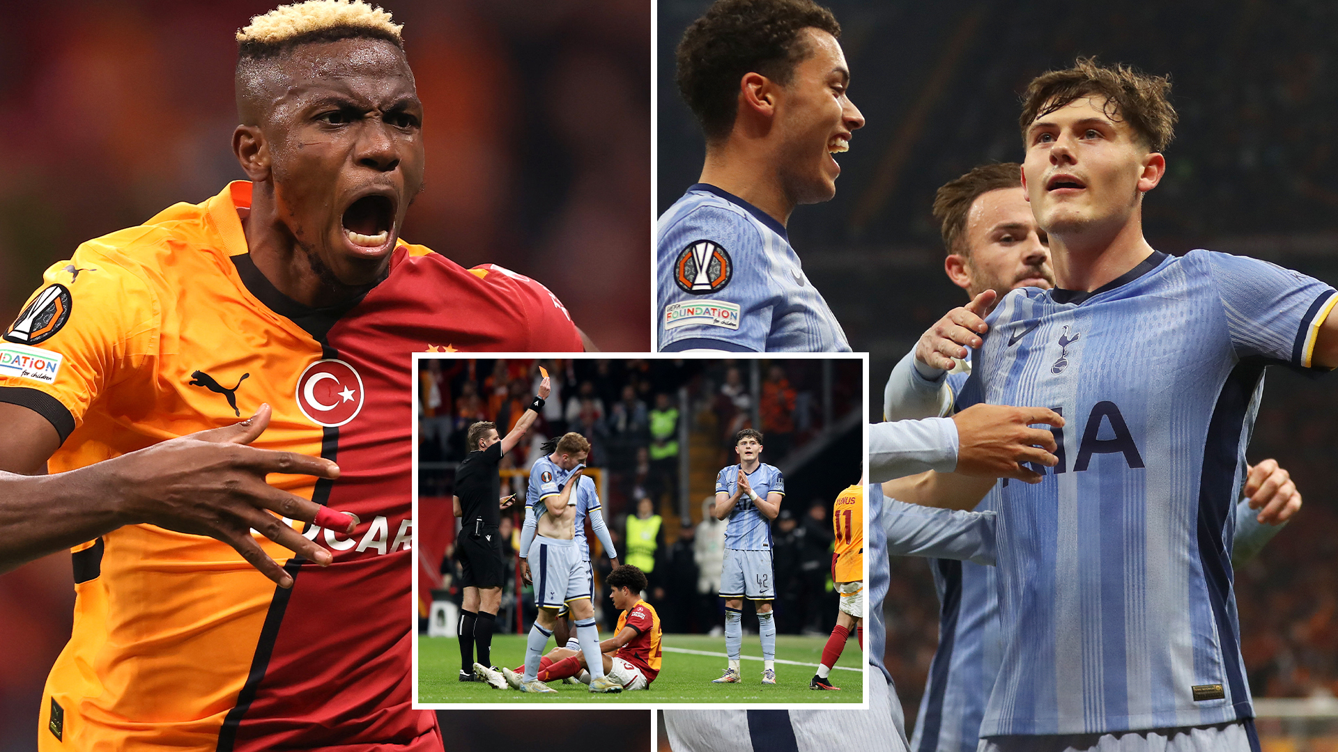 Galatasaray 3 Tottenham 2: Postecoglou pays price for much-changed side as Turkish giants go top of Europa League table