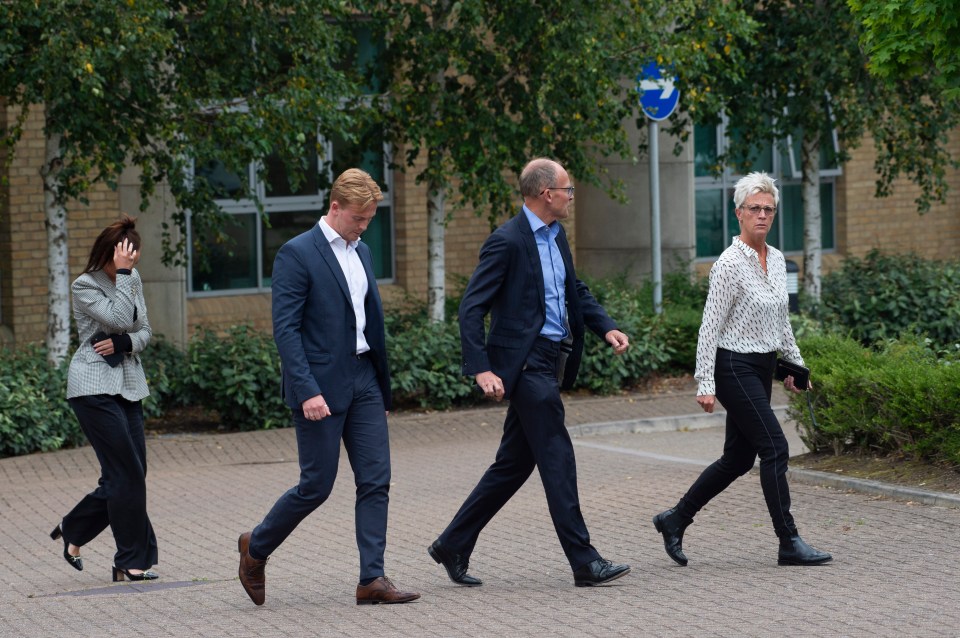 Mum Kerry, right, was tied up by the thugs