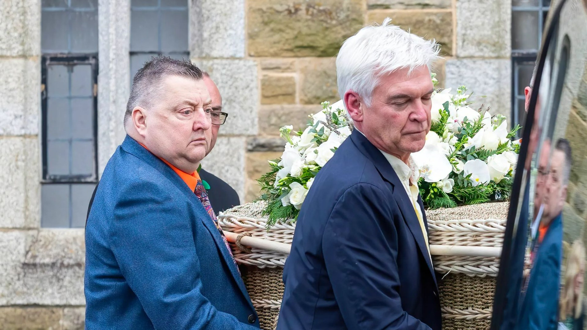 'Devastated' Phillip Schofield carries mum's casket after her 'heartbreaking' death, sacking and fallout with Holly