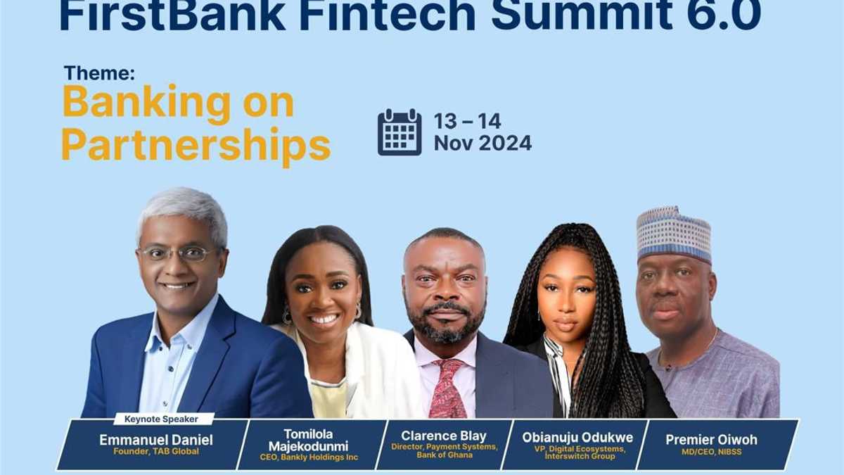 FirstBank Host Fintech Summit 6.0, Launches Fintech Innovators Pitch Programme