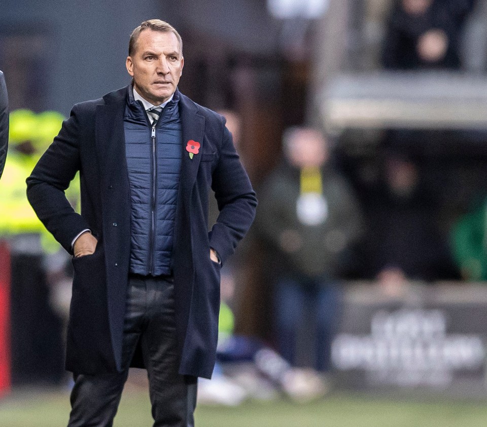 Fans disrupted the silence before Brendan Rodgers' side's 2-0 victory