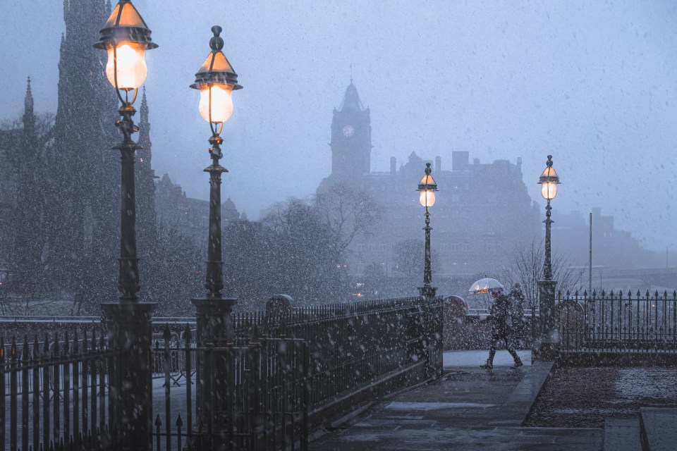 Much of the UK has been experiencing wet and gloomy weather recently including Edinburgh