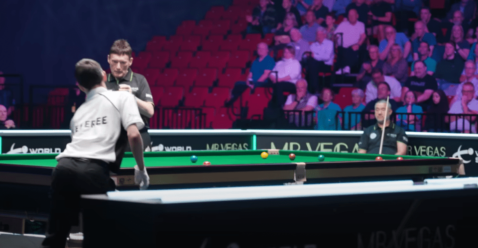 He could only watch on as he lost out to major rival Jimmy White