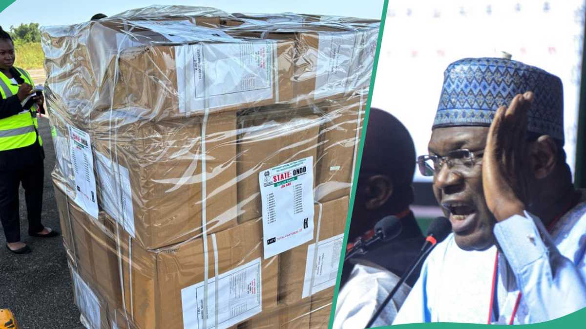 BREAKING: Sensitive Election Materials for Governorship Poll Arrive in Ondo, Photos Emerge