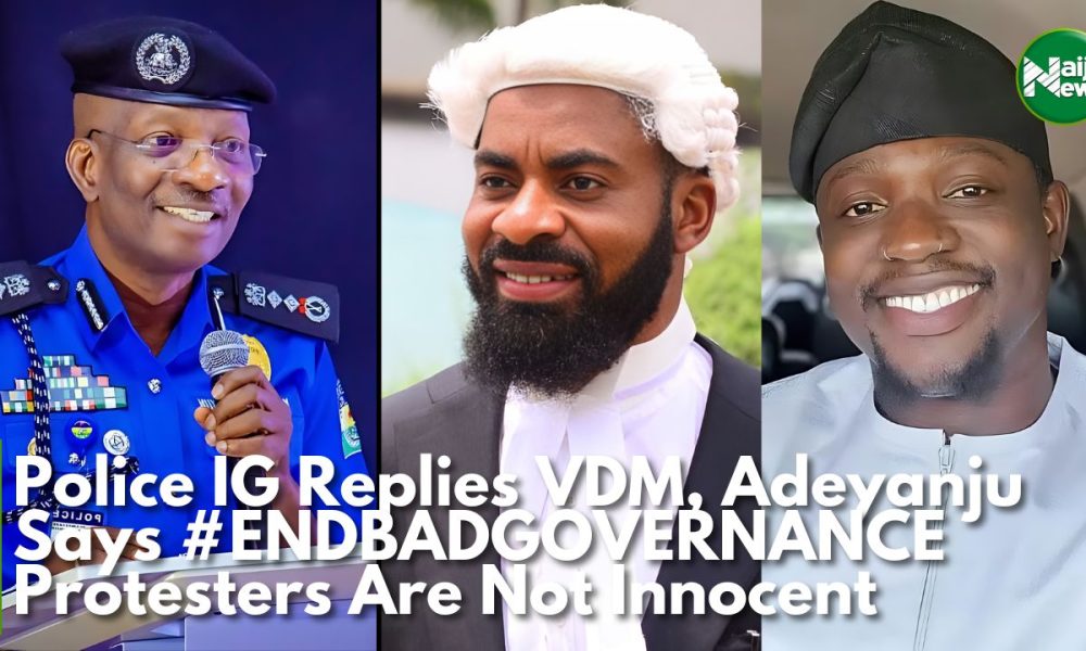 Video: Police Reply VDM, Deji Adeyanju, Says #EndBadGovernance Protesters Not Innocent