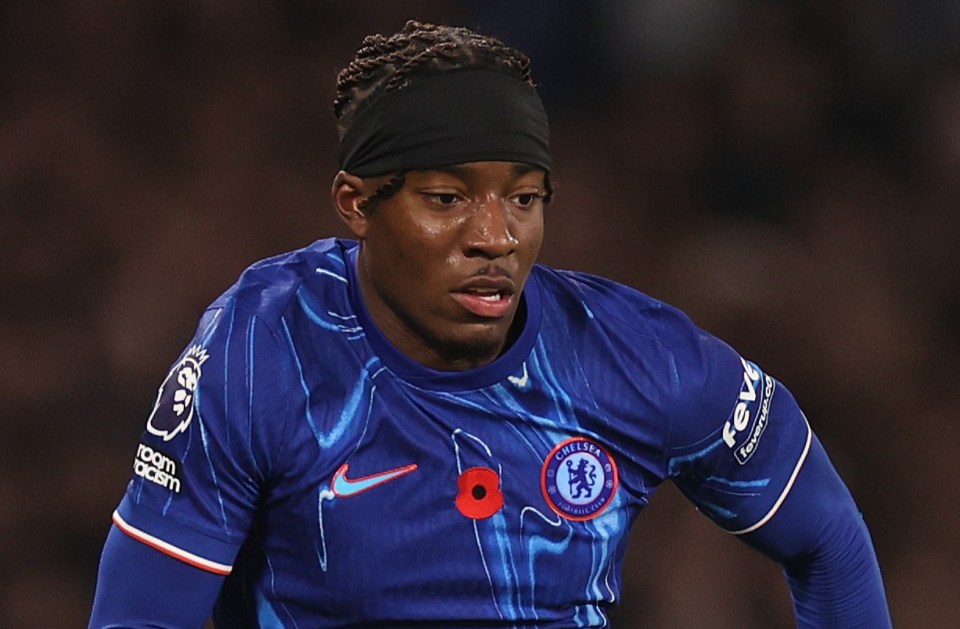 Madueke stormed down the tunnel after being subbed off against Arsenal