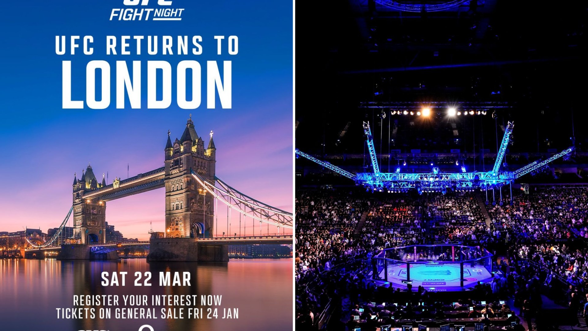 UFC London date ANNOUNCED as MMA leader set to end two-year hiatus and ex-champ quickly teases main event slot