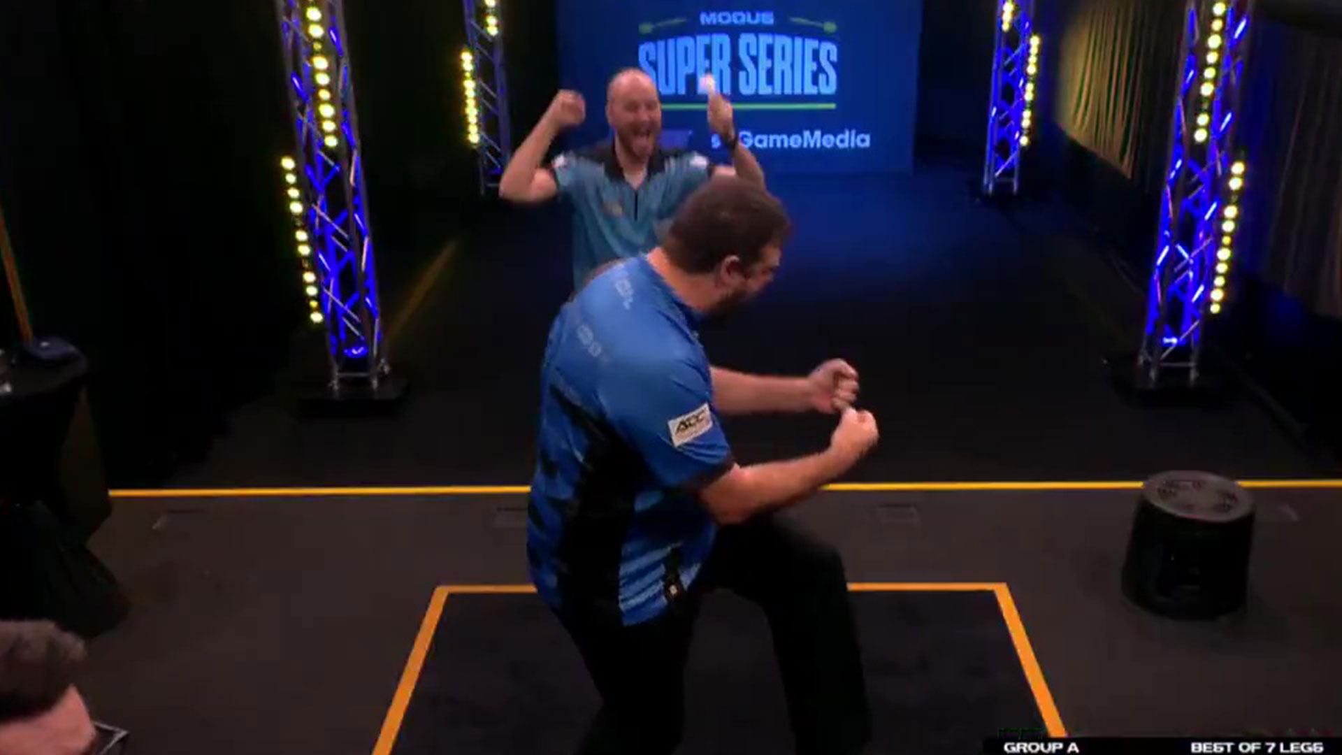 Incredible moment darts star hits nine-darter that leaves even his opponent cheering in awe