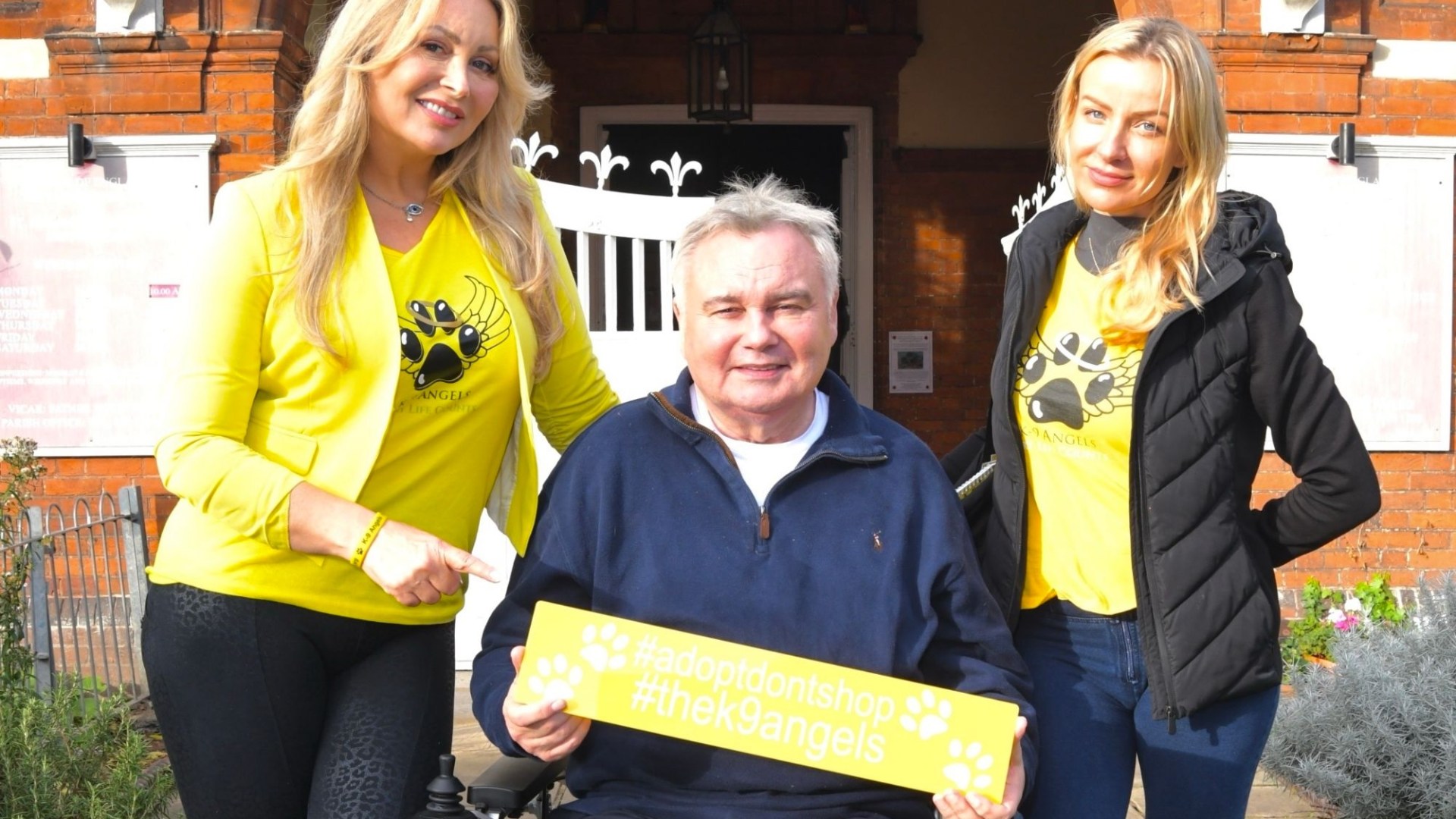 Eamonn Holmes seen in a wheelchair for animal charity as he throws his support behind good cause