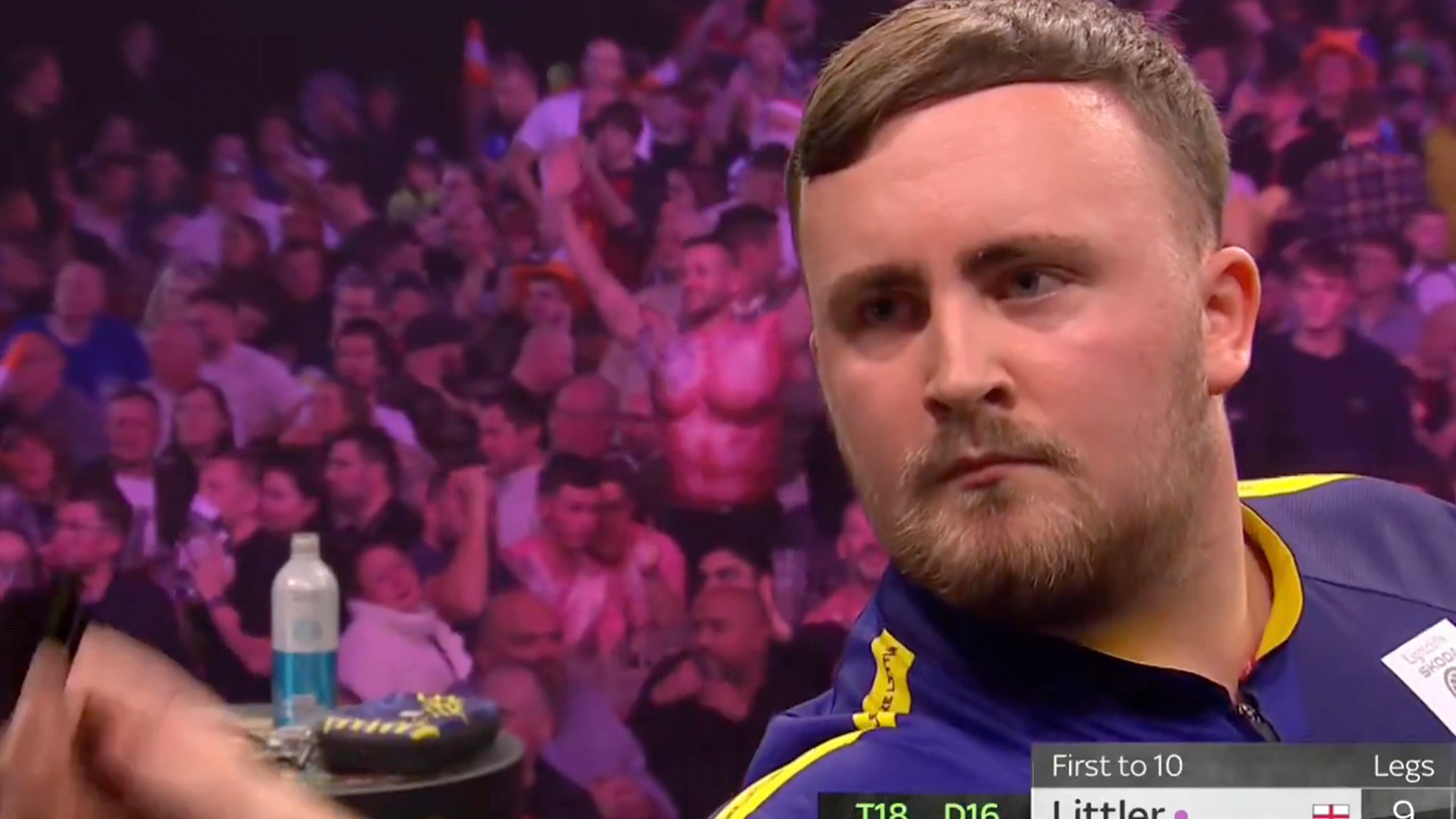 PDC slammed for 'worst crowd ever' as epic Luke Littler win over Mike De Decker is 'ruined' at Grand Slam of Darts