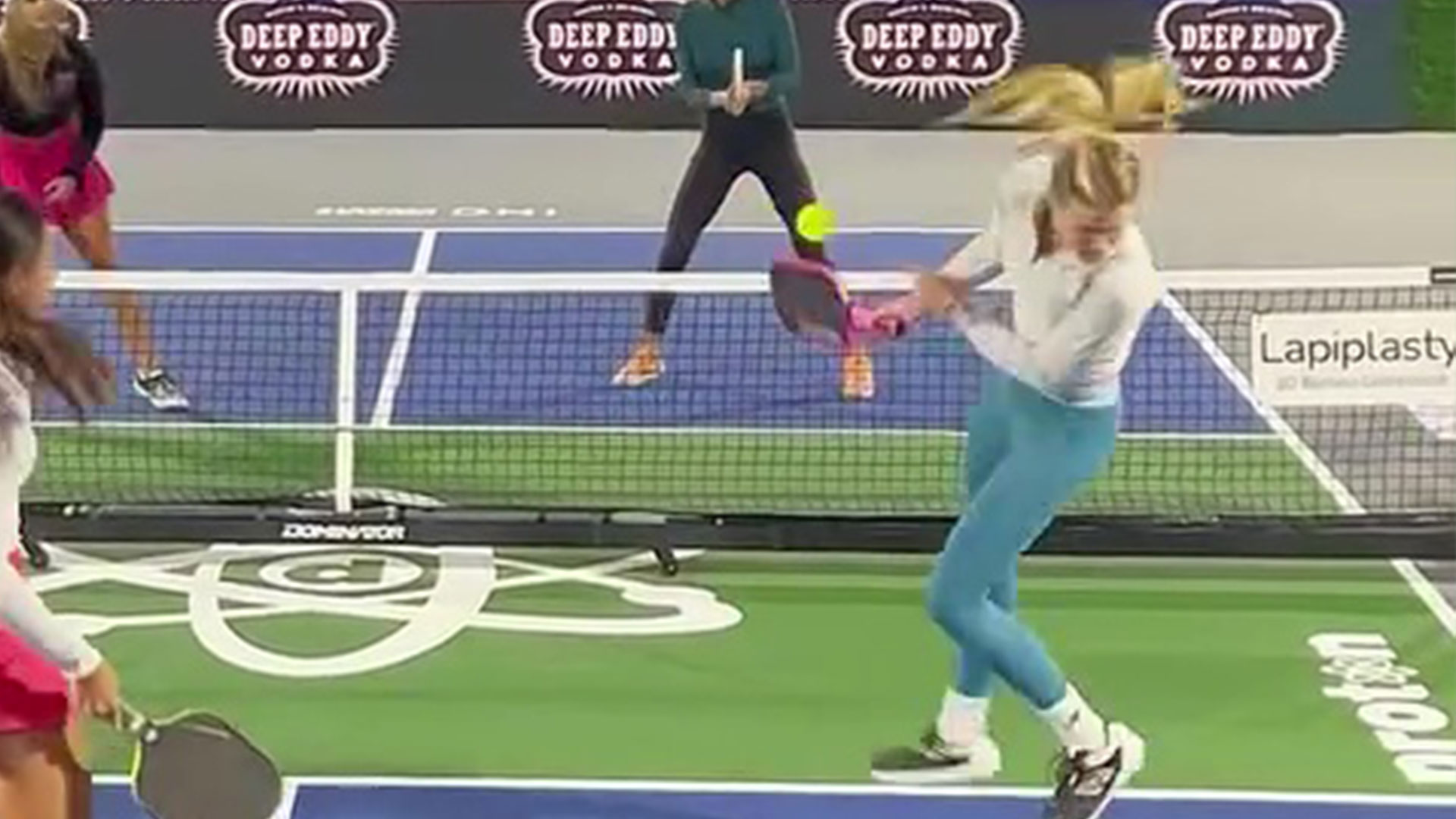 Former Wimbledon star Eugenie Bouchard 'gets personal' as she dishes out vicious revenge after brutal hit in pickleball