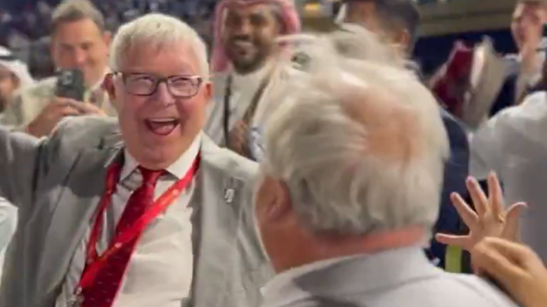 Sir Alex Ferguson ECSTATIC as his horse Spirit Dancer makes history with back-to-back wins in $1million Bahrain race