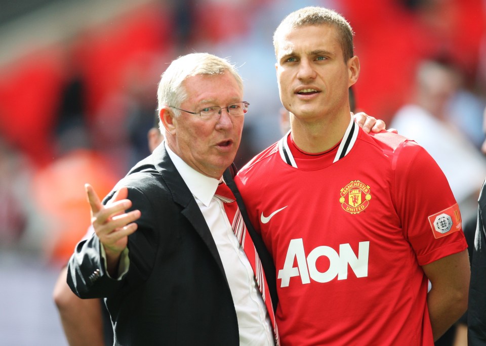 Vidic experienced tremendous success under Man Utd legend Sir Alex Ferguson