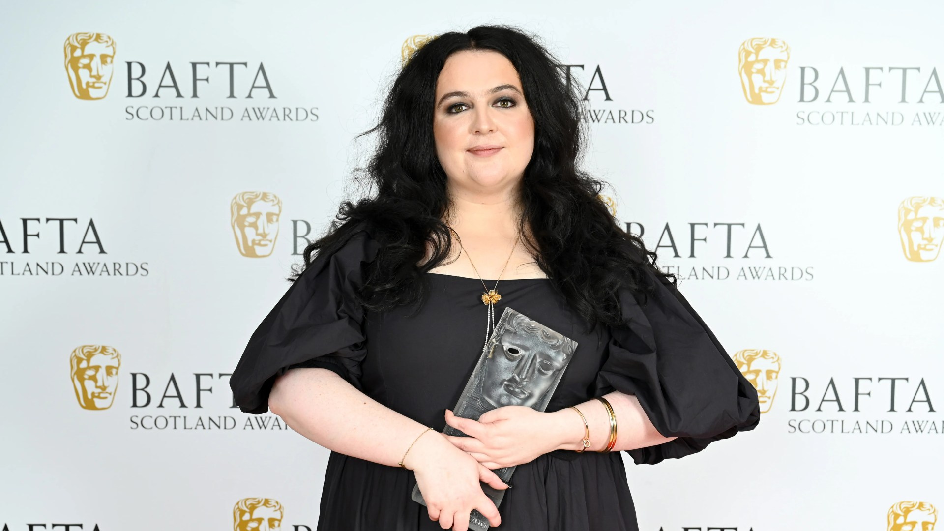 Janey Godley’s daughter Ashley Storrie in tears as she dedicates Bafta to her late mum