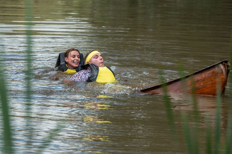 Coleen's canoe capsized as she headed into the jungle