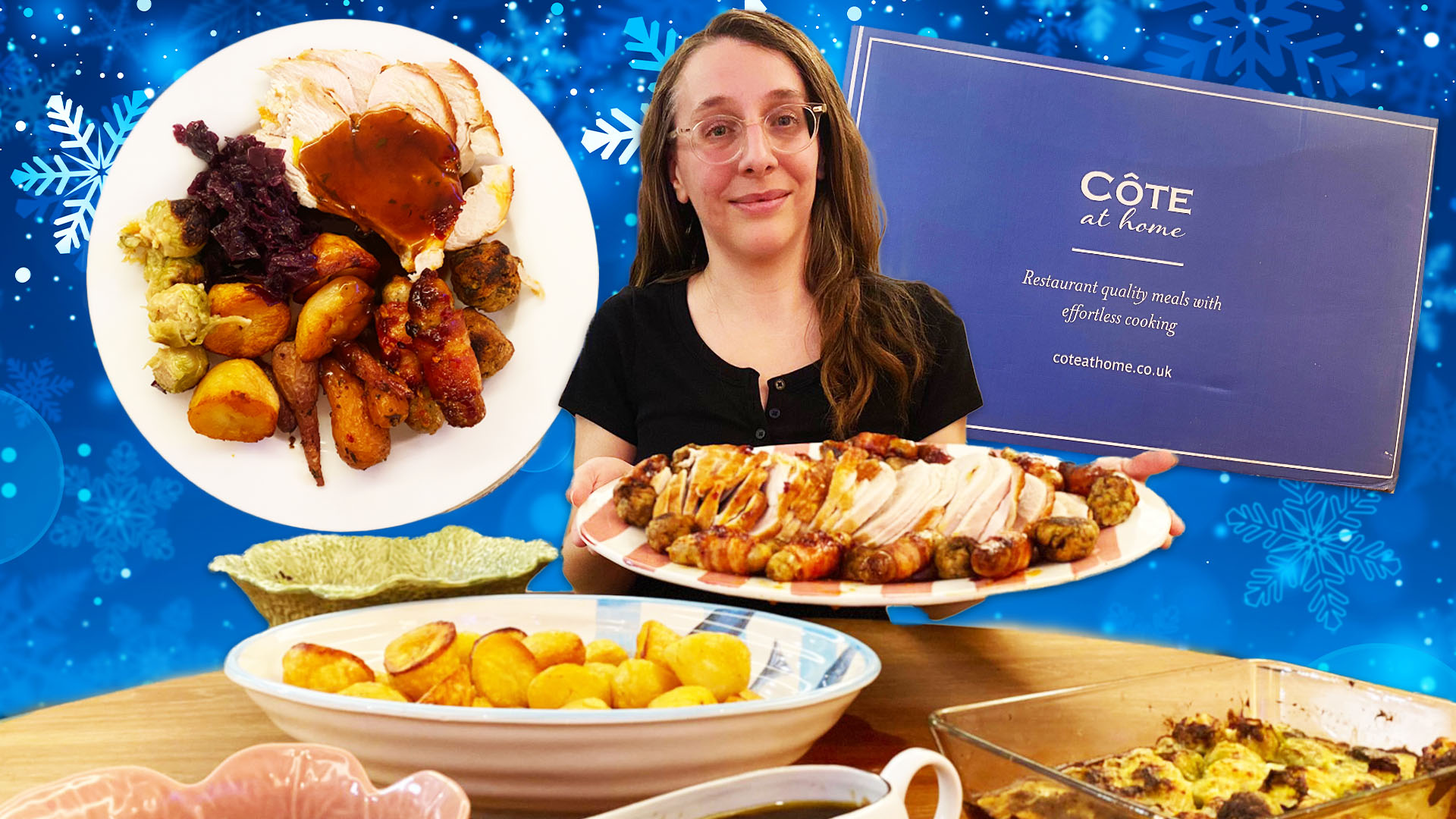 I tried Cote's full Christmas dinner in a box - I was seriously surprised and it rivals Tesco and Sainsbury's on price