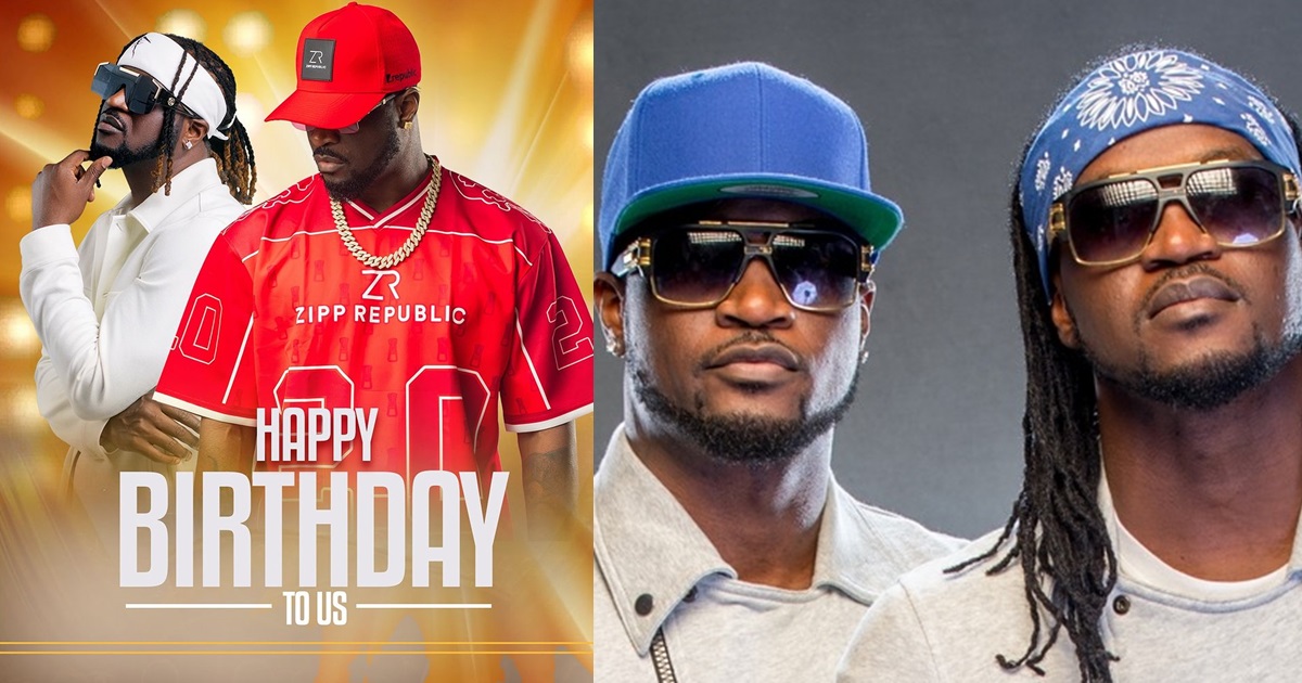 "HAPPY BIRTHDAY TO US" – Peter Okoye celebrates birthday with twin brother, Paul amid ongoing feud (WATCH)