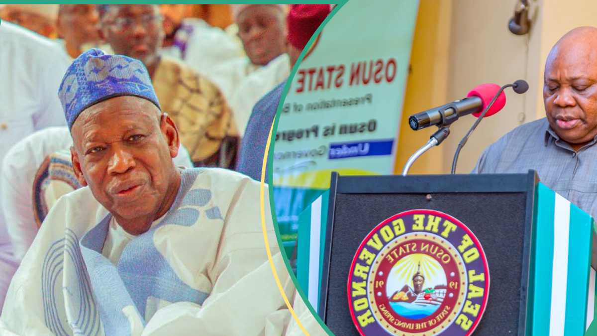 JUST IN: Governor Adeleke Reacts as Ganduje Vows To Reclaim Osun, Oyo For APC