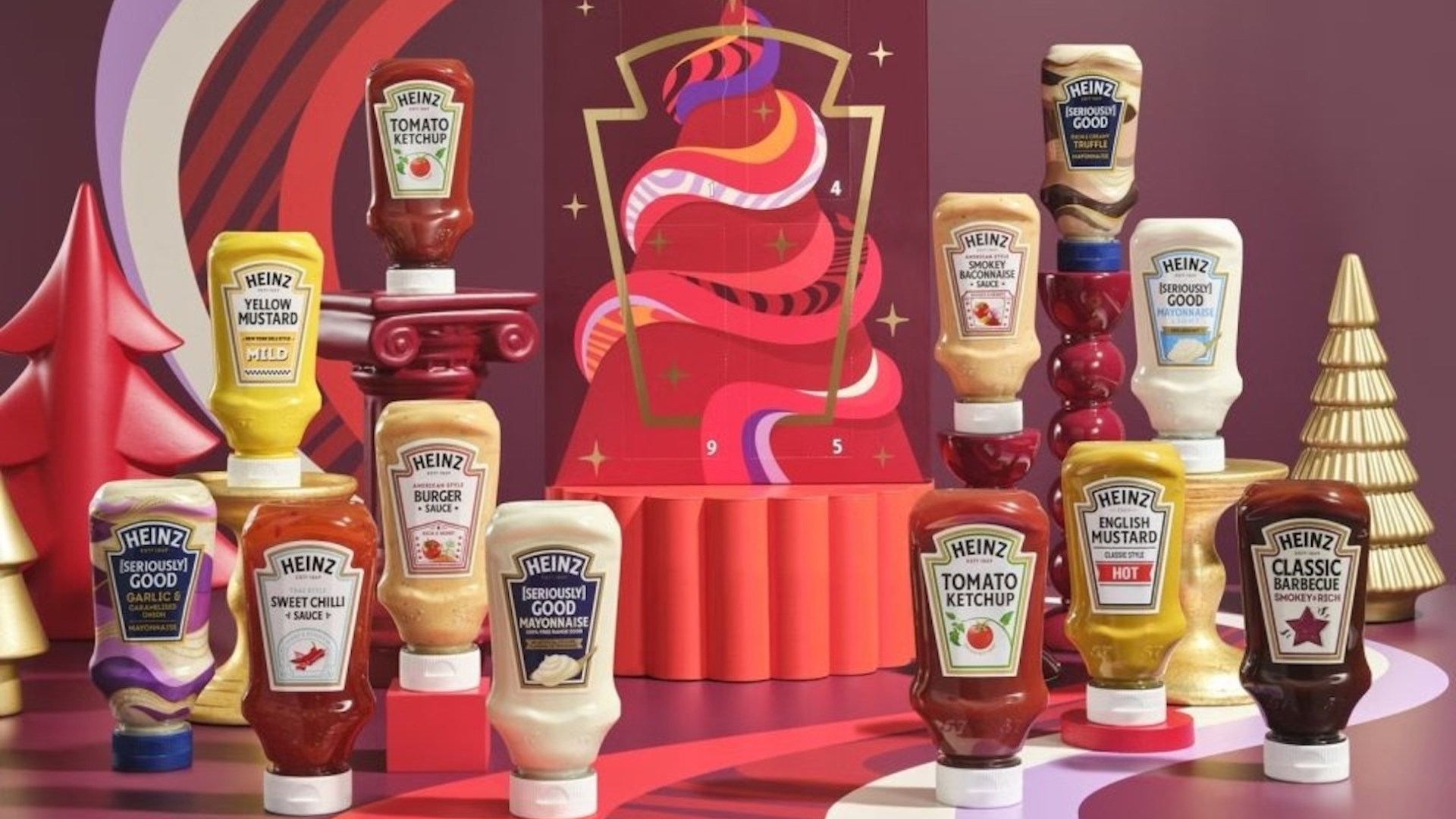 Heinz unveil £25 'saucemas' advent calendar - with 12 full-size bottles of condiments