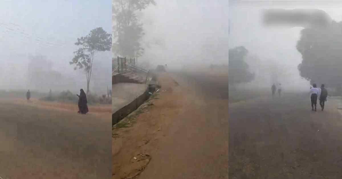 "Could barely see my front" – Harmattan takes a t0ll on Kwara State, Unilorin student lamɘnts (VIDEO)