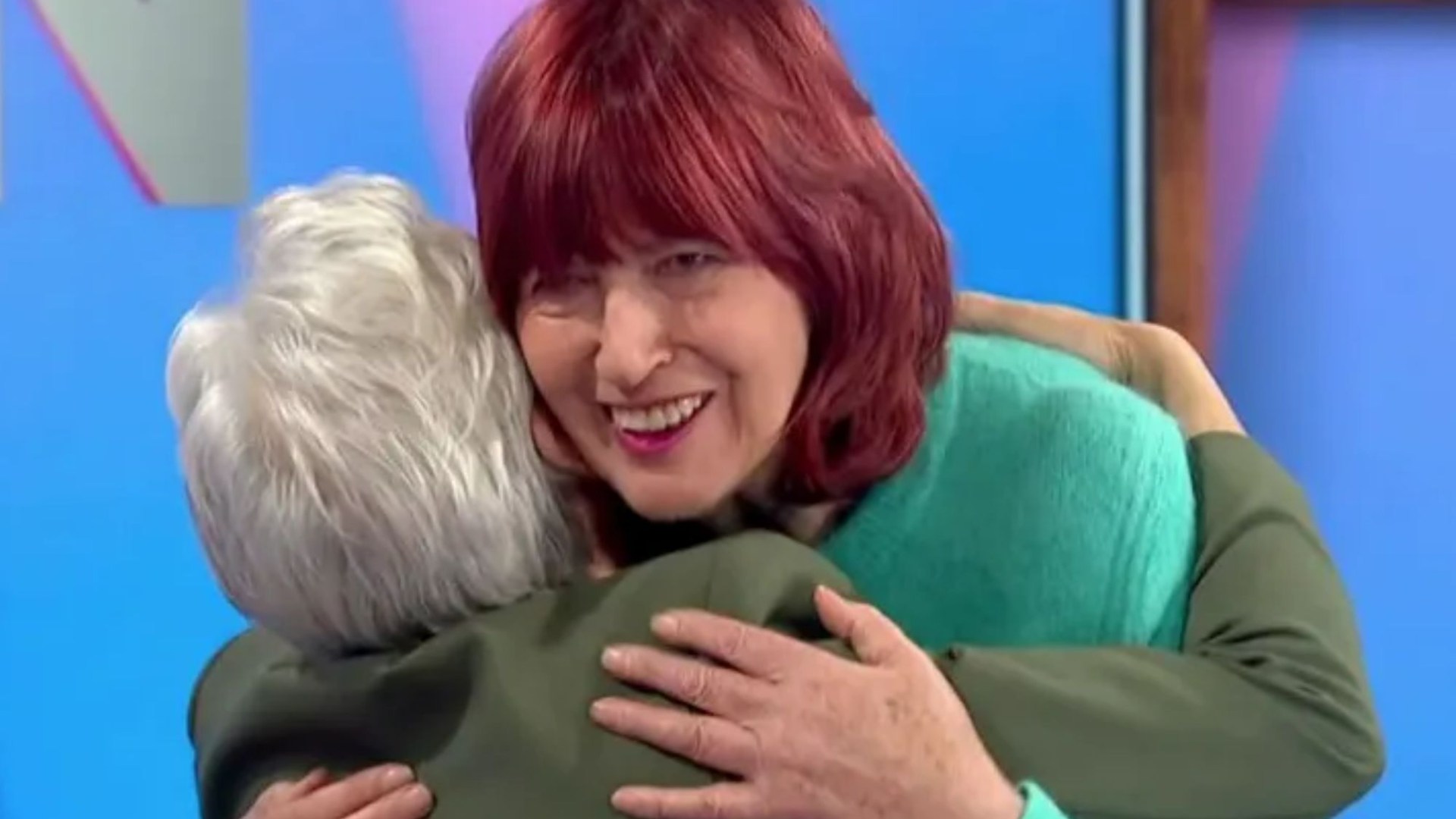 Moment Loose Women rush to comfort Denise Welch as she gives health update