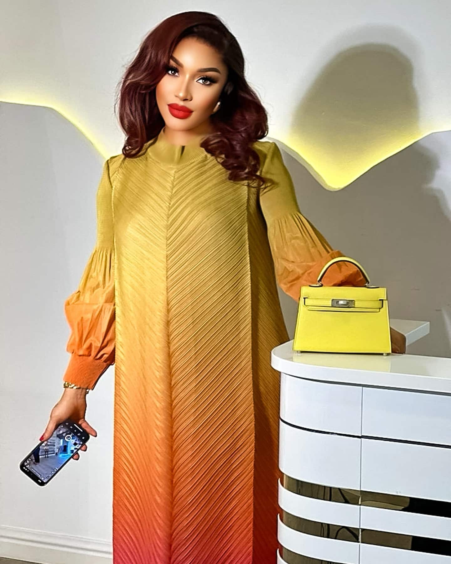 Tonto Dikeh gifts loyal fan a brand new car