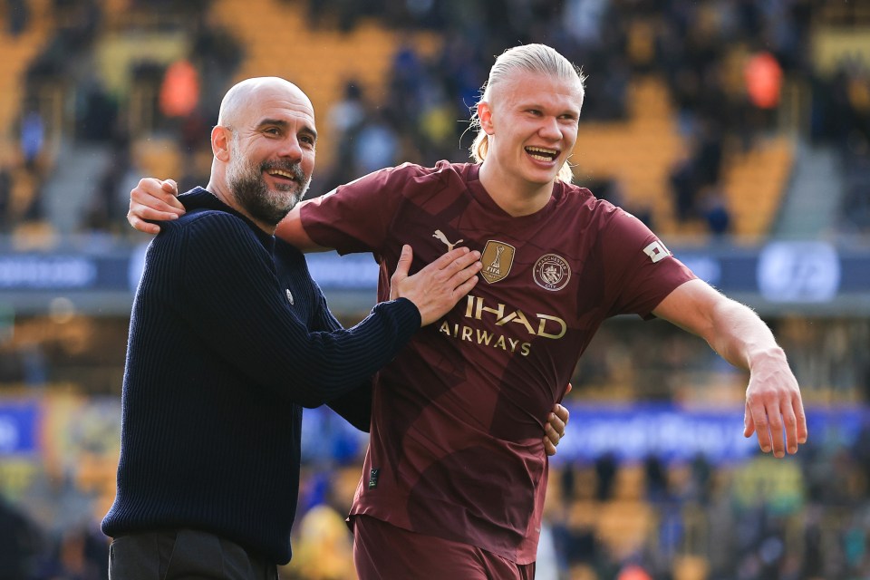 Haaland is the Cityzens nexrt target after agreeing a contract extension with manager Pep Guardiola