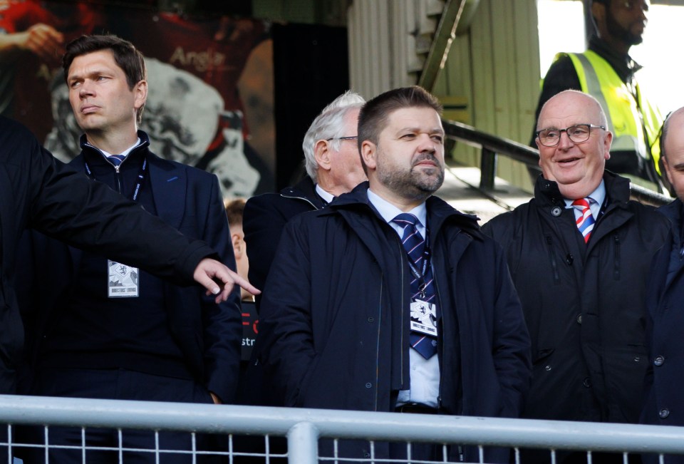 There are still vacancies behind the scenes with John Gilligan (right) only temporary chairman