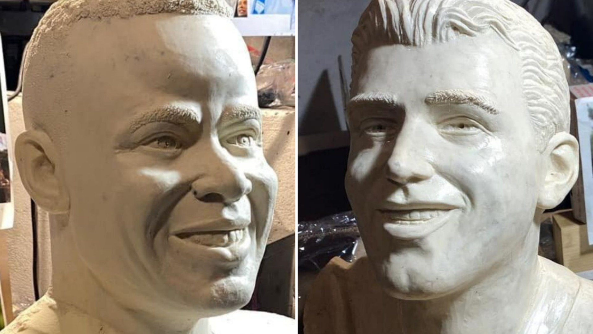 Statues of ex-Rangers star and Hibs great leaked but puzzled fans ask 'did you use Kane and Ronaldo's sculptor?'