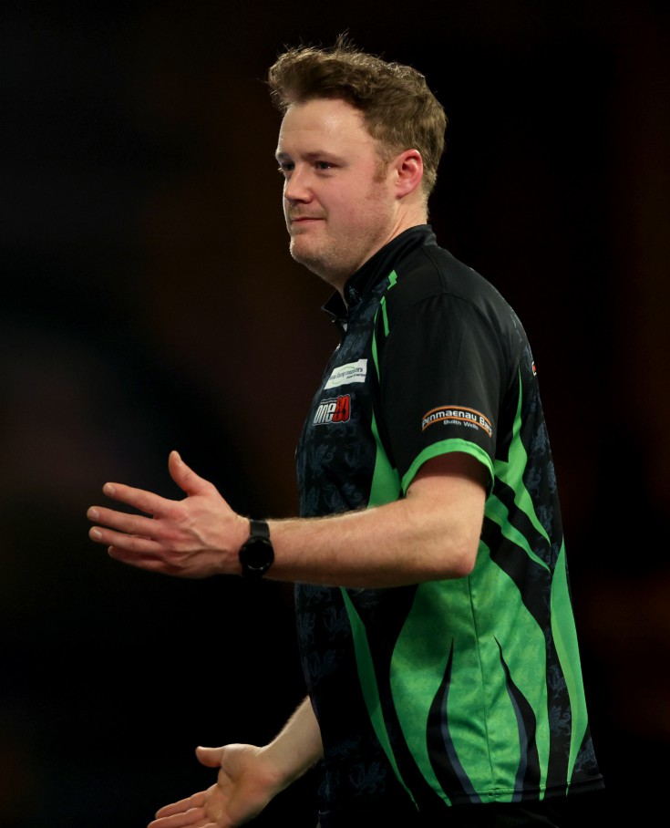 Williams had words with Menzies during his 6-2 defeat at the Players Championship