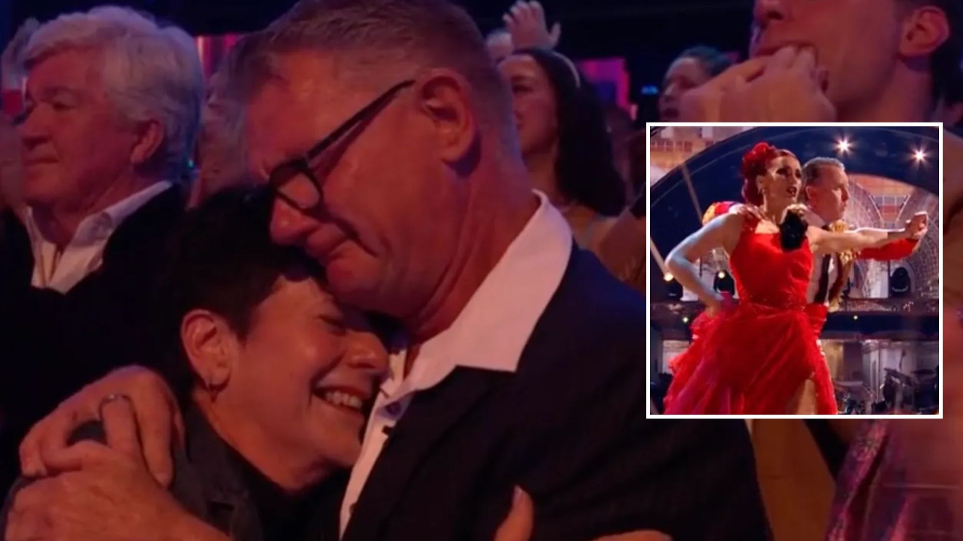 Strictly fans left sobbing as pro Dianne Buswell's proud dad is seen crying in the audience during performance